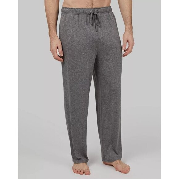 NWOT Gray Drawstring Lounge Pants Men's XL Relaxed Fit Soft Stretch Cotton Blend - Picture 1 of 7